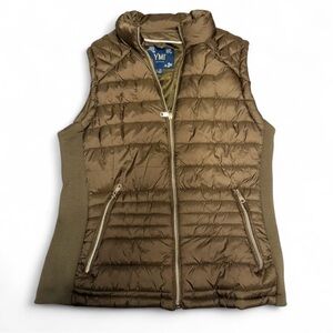 YMI Women's Tan Quilted Vest